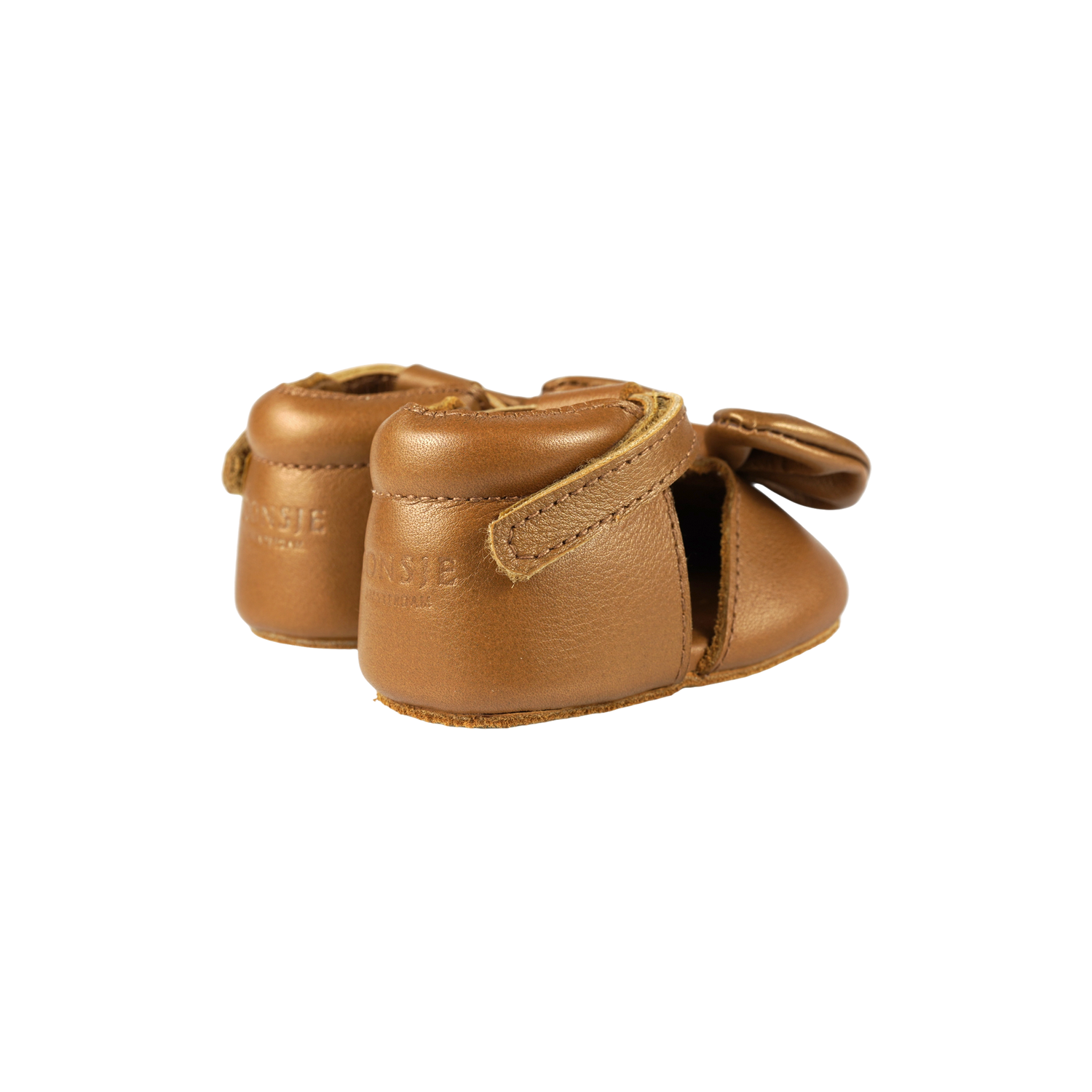 Meau Shoes | Cream Gold Metallic Leather