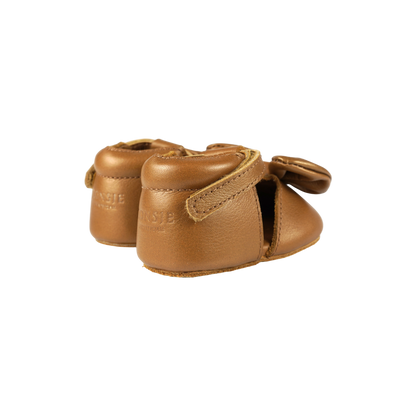 Meau Shoes | Cream Gold Metallic Leather