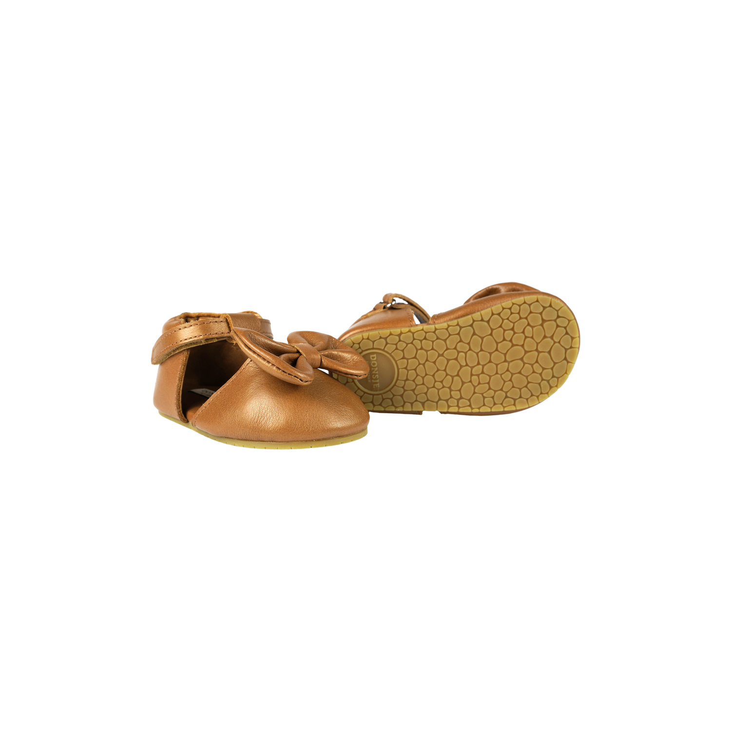 Meau Shoes | Cream Gold Metallic Leather
