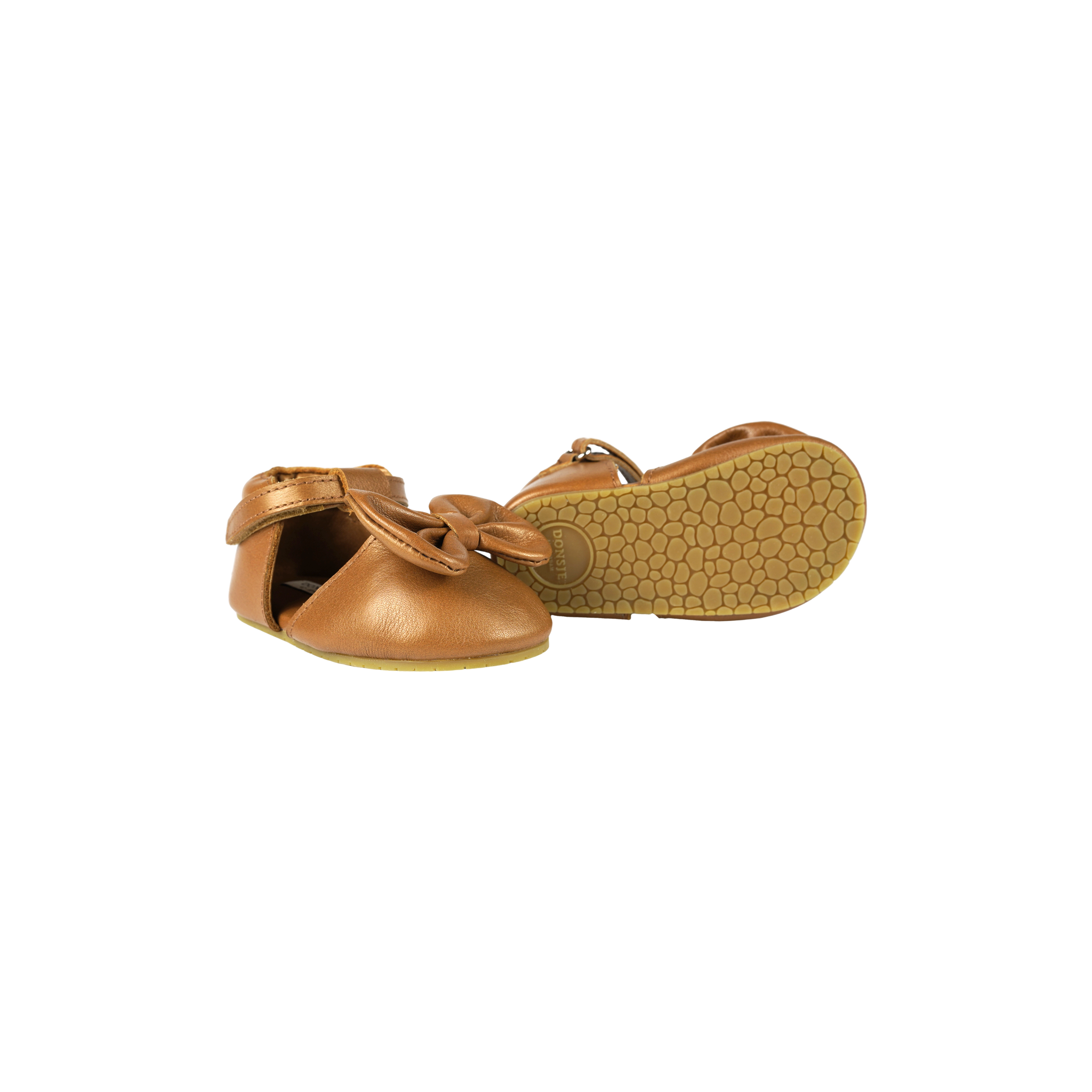 Meau Shoes | Cream Gold Metallic Leather