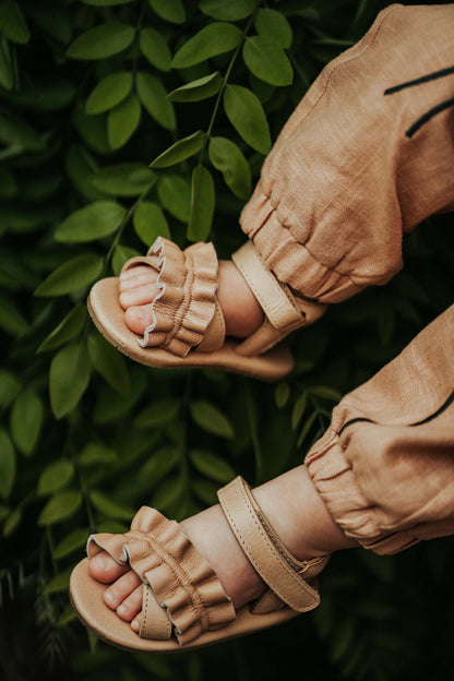 Miene Sandals | Light Rust Leather