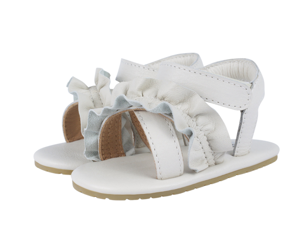 Miene Sandals | Off White Leather