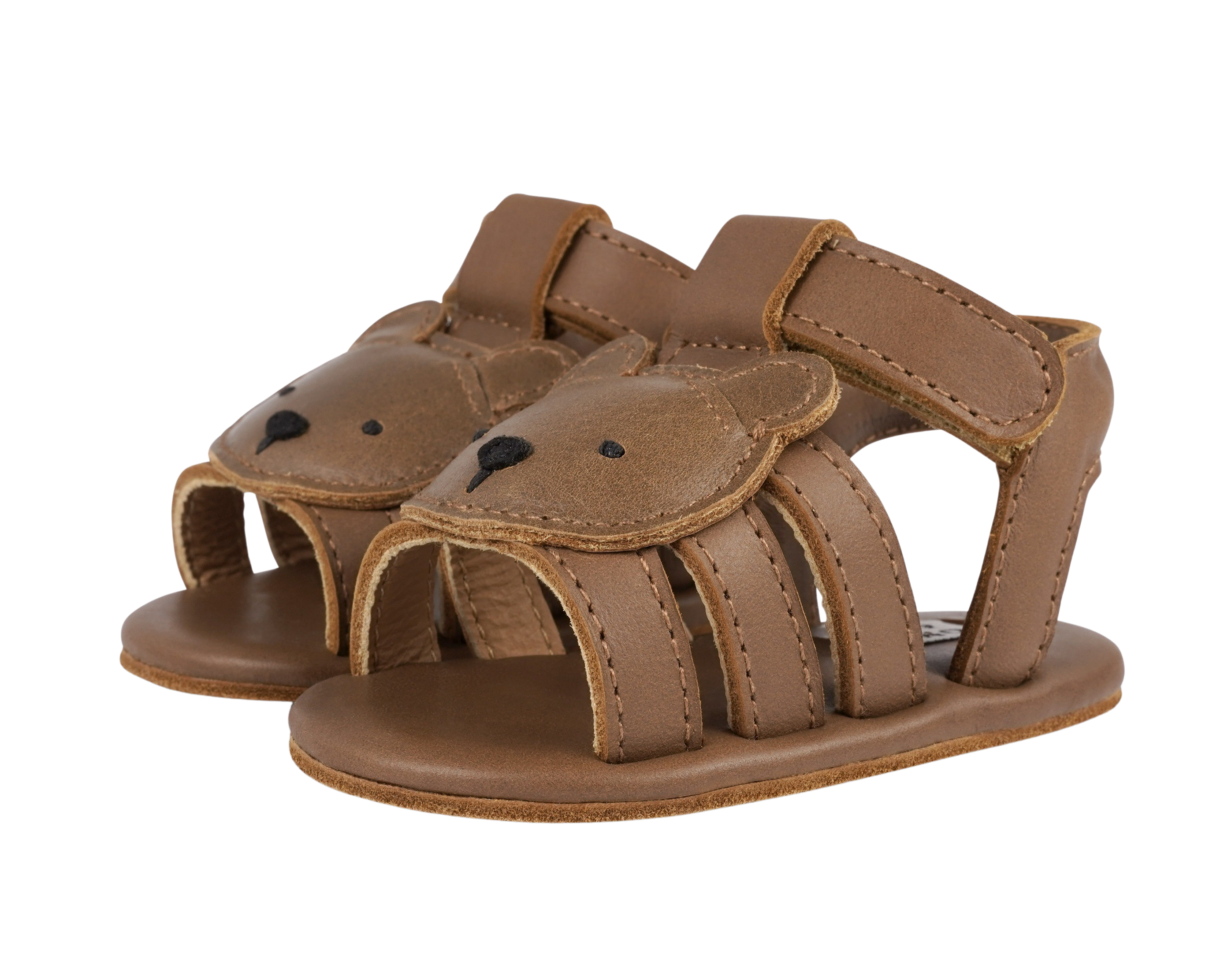 Diedan Sandals | Bear | Cognac Classic Leather