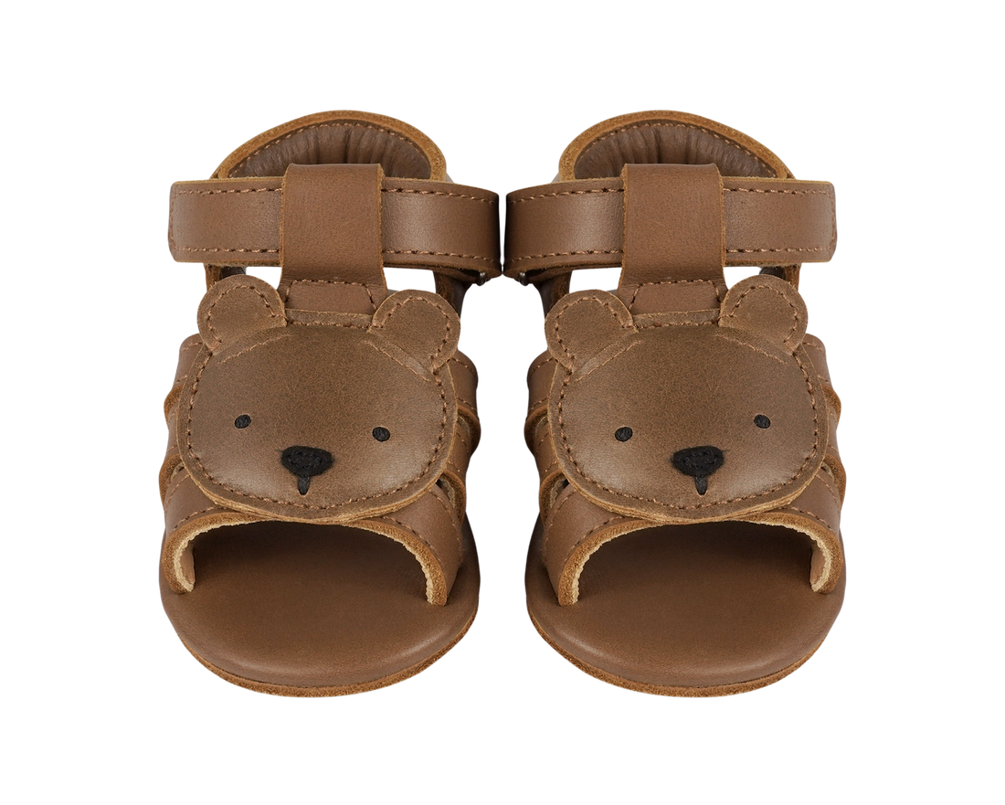 Diedan Sandals | Bear | Cognac Classic Leather