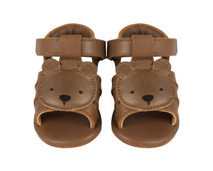 Diedan Sandals | Bear | Cognac Classic Leather
