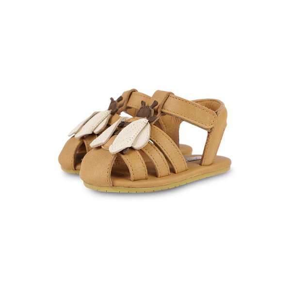 Duni Sky Sandals | Bee | Camel Classic Leather