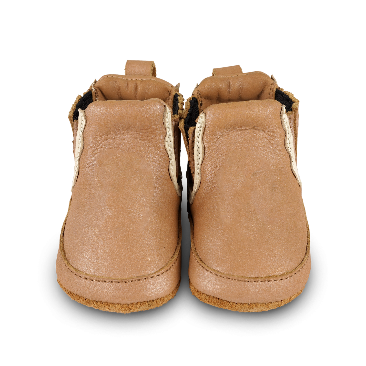 Elfine Booties | Caramel Metallic Nubuck