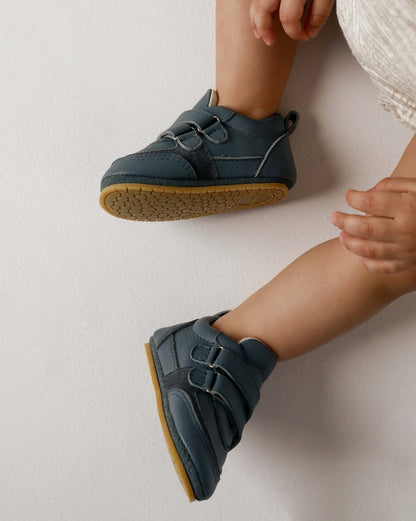 Merijn Sneakers | Blue Stone Leather