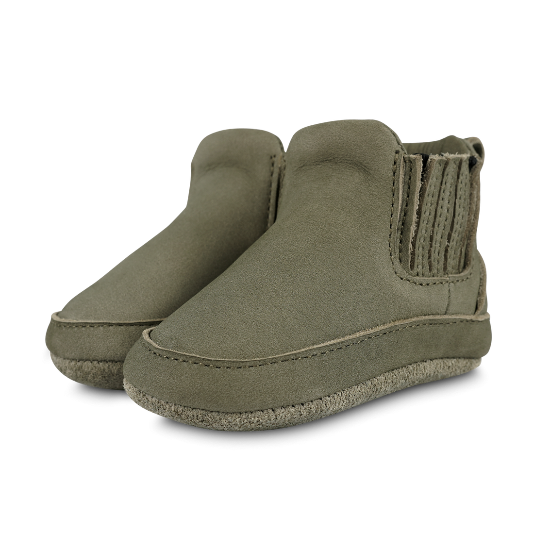 Skib Booties | Stone Nubuck