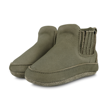 Skib Booties | Stone Nubuck