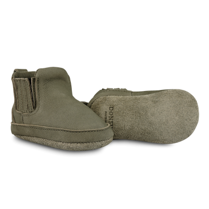 Skib Booties | Stone Nubuck