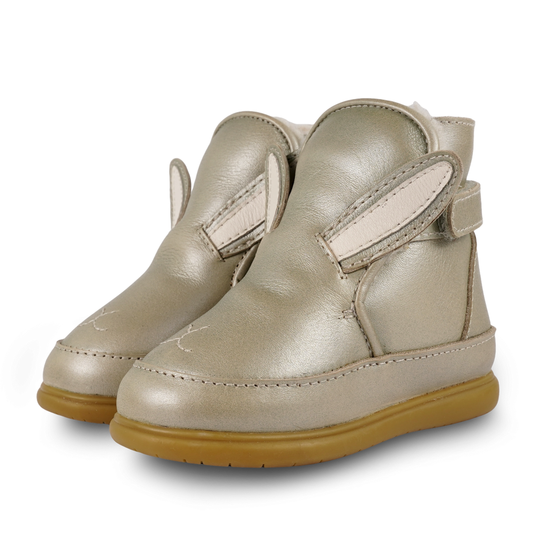 Sprink Shoes | Bunny | Champagne Metallic Leather