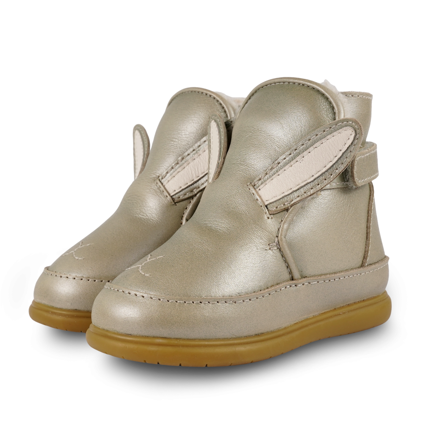 Sprink Shoes | Bunny | Champagne Metallic Leather