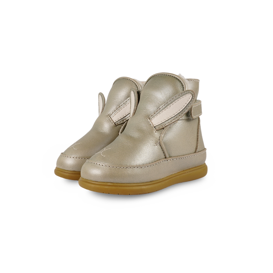 Sprink Shoes | Bunny | Champagne Metallic Leather