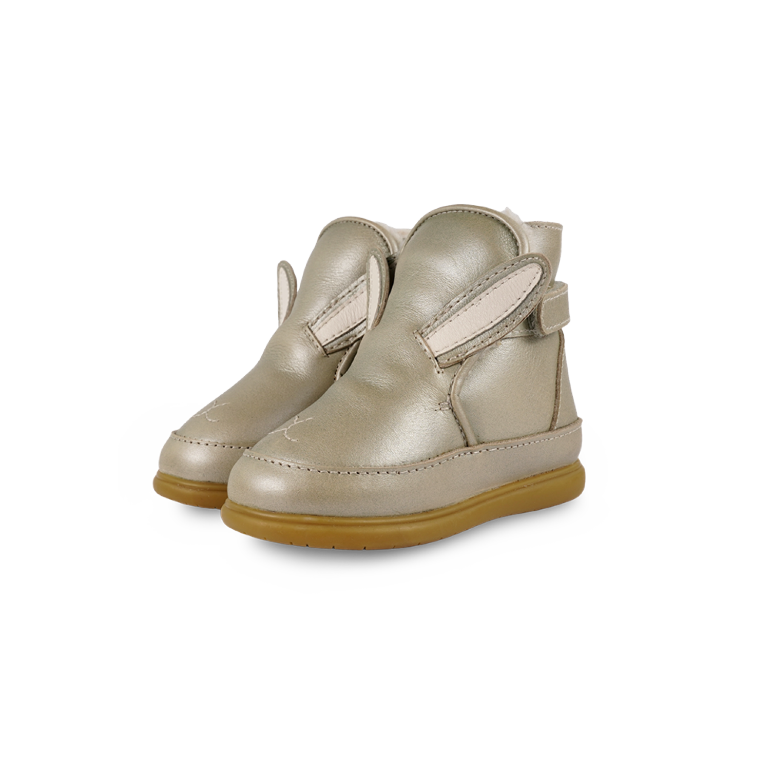 Sprink Shoes | Bunny | Champagne Metallic Leather