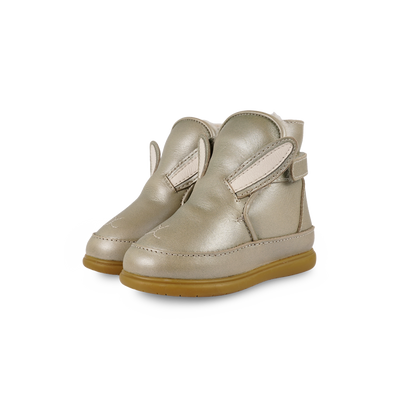 Sprink Shoes | Bunny | Champagne Metallic Leather