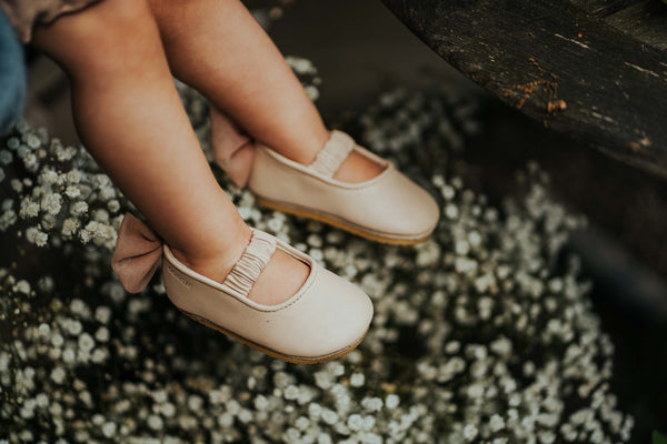 Luyax Ballerinas | Powder Metallic Nubuck