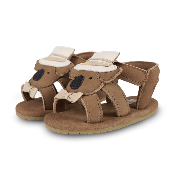 Stelloux Sandals | Groom | Truffle Nubuck
