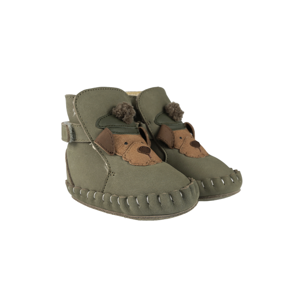 Junus Booties | Terrier | Stone Nubuck