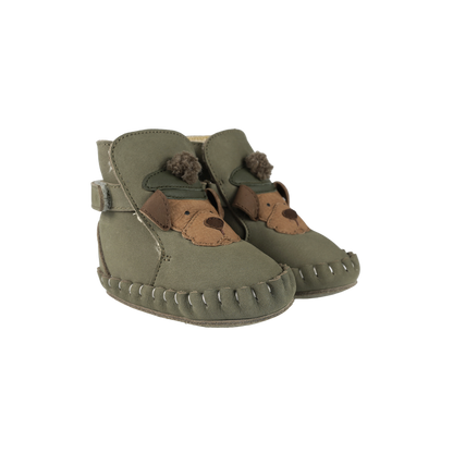 Junus Booties | Terrier | Stone Nubuck