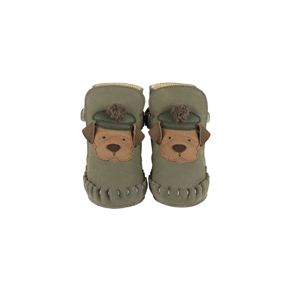Junus Booties | Terrier | Stone Nubuck