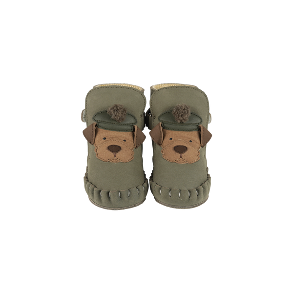 Junus Booties | Terrier | Stone Nubuck