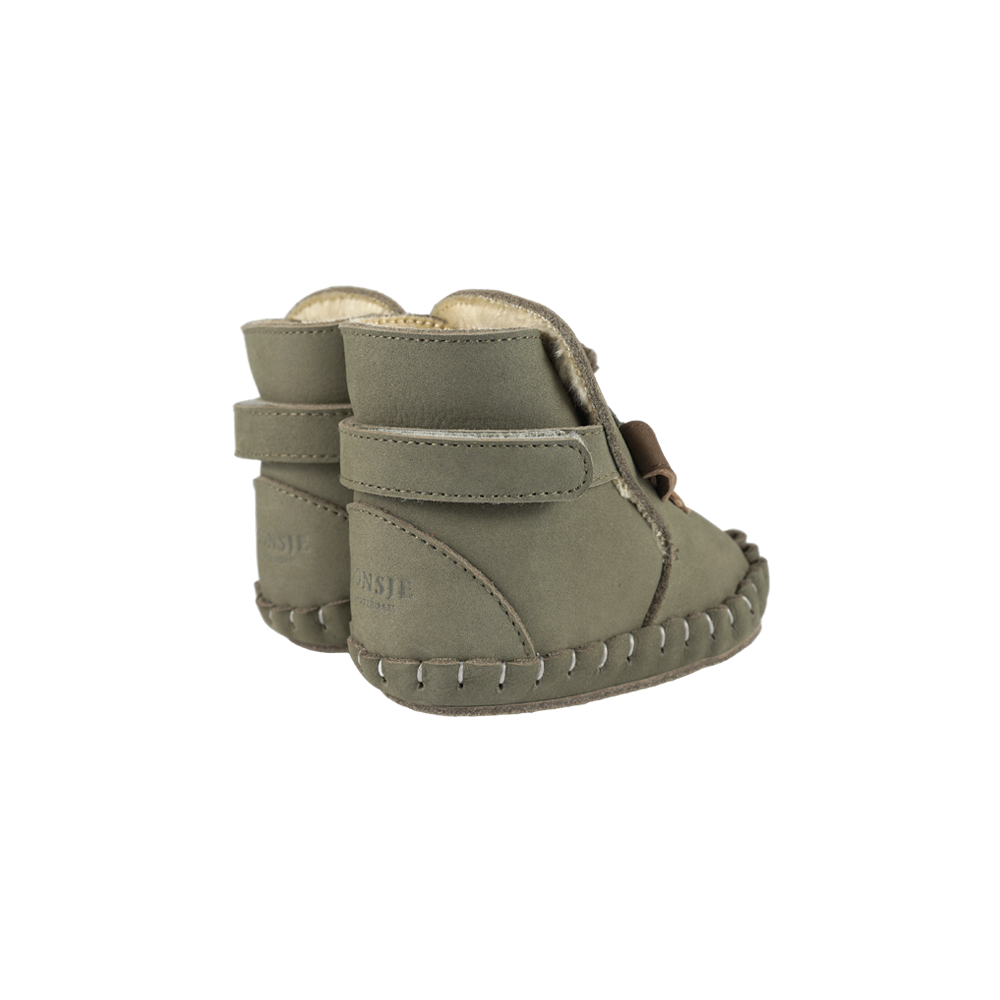 Junus Booties | Terrier | Stone Nubuck