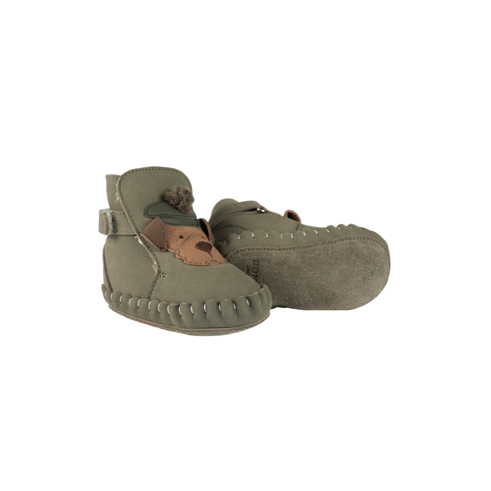 Junus Booties | Terrier | Stone Nubuck
