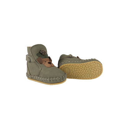 Junus Booties | Terrier | Stone Nubuck