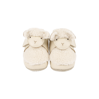 Matijn Sneakers | Lammy | Cream Leather