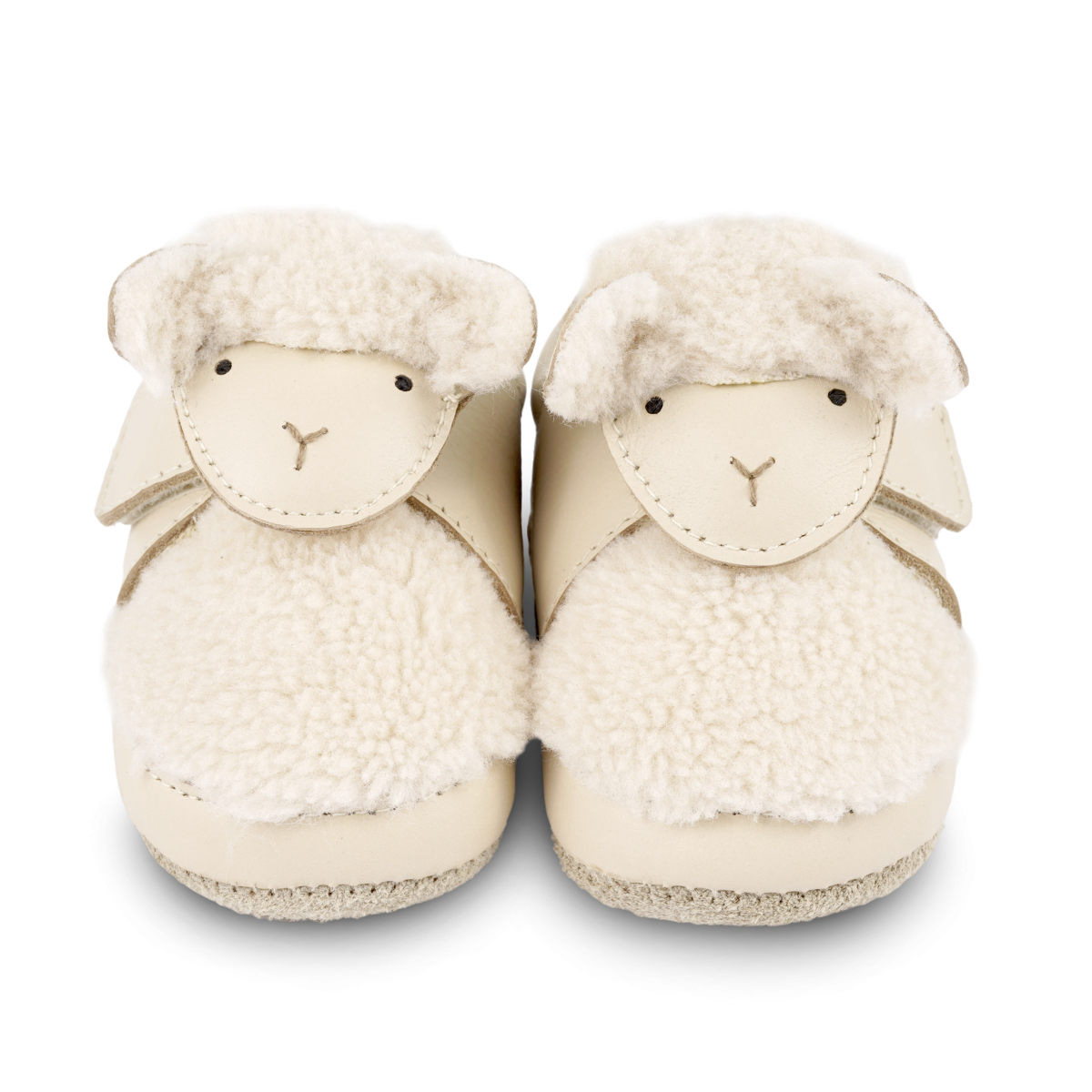 Matijn Sneakers | Lammy | Cream Leather