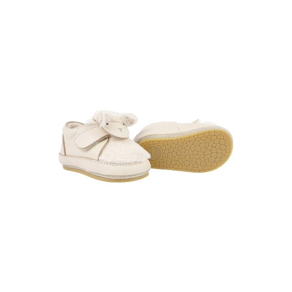 Matijn Sneakers | Lammy | Cream Leather