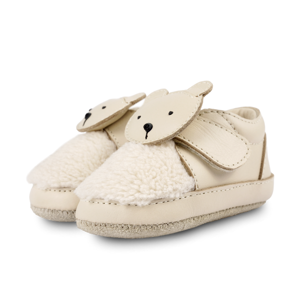 Matijn Sneakers | Polar Bear | Cream Leather