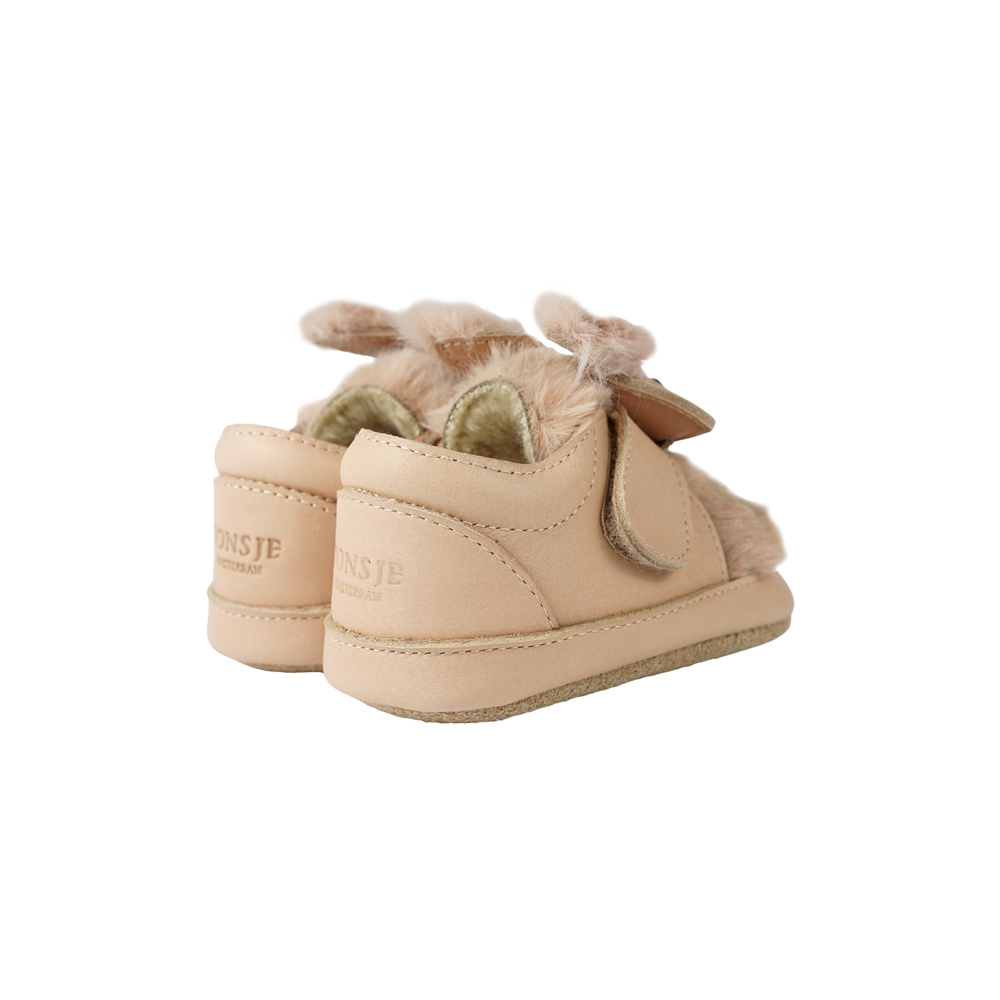 Matijn Sneakers | Fluffy Bunny | Light Rust Leather