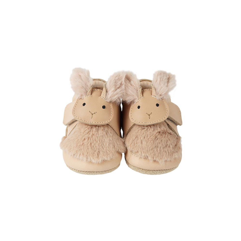 Matijn Sneakers | Fluffy Bunny | Light Rust Leather
