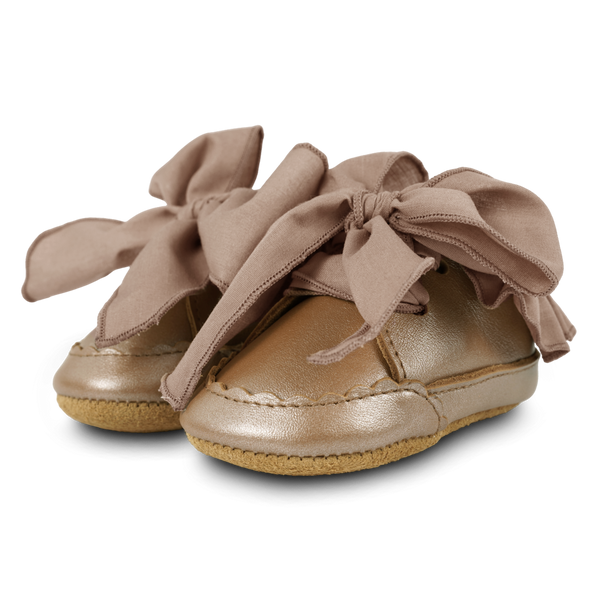 Nienelien Sneakers | Truffle Metallic Nubuck