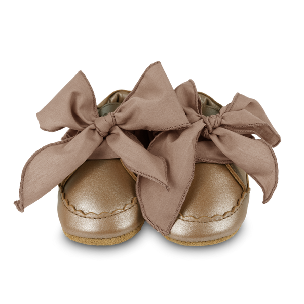Nienelien Sneakers | Truffle Metallic Nubuck