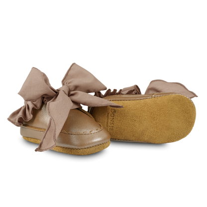 Nienelien Sneakers | Truffle Metallic Nubuck