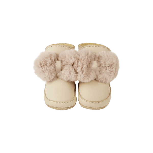 Amrini Booties | Ivory Classic Leather