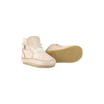 Niv Booties | Swan | Powder Metallic Nubuck