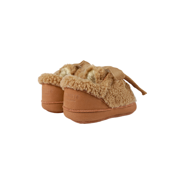 Rije Sneakers | Light Maple Curly Faux Fur