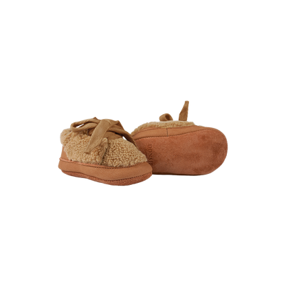 Rije Sneakers | Light Maple Curly Faux Fur