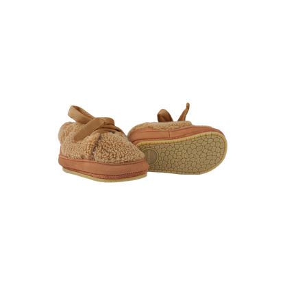 Rije Sneakers | Light Maple Curly Faux Fur