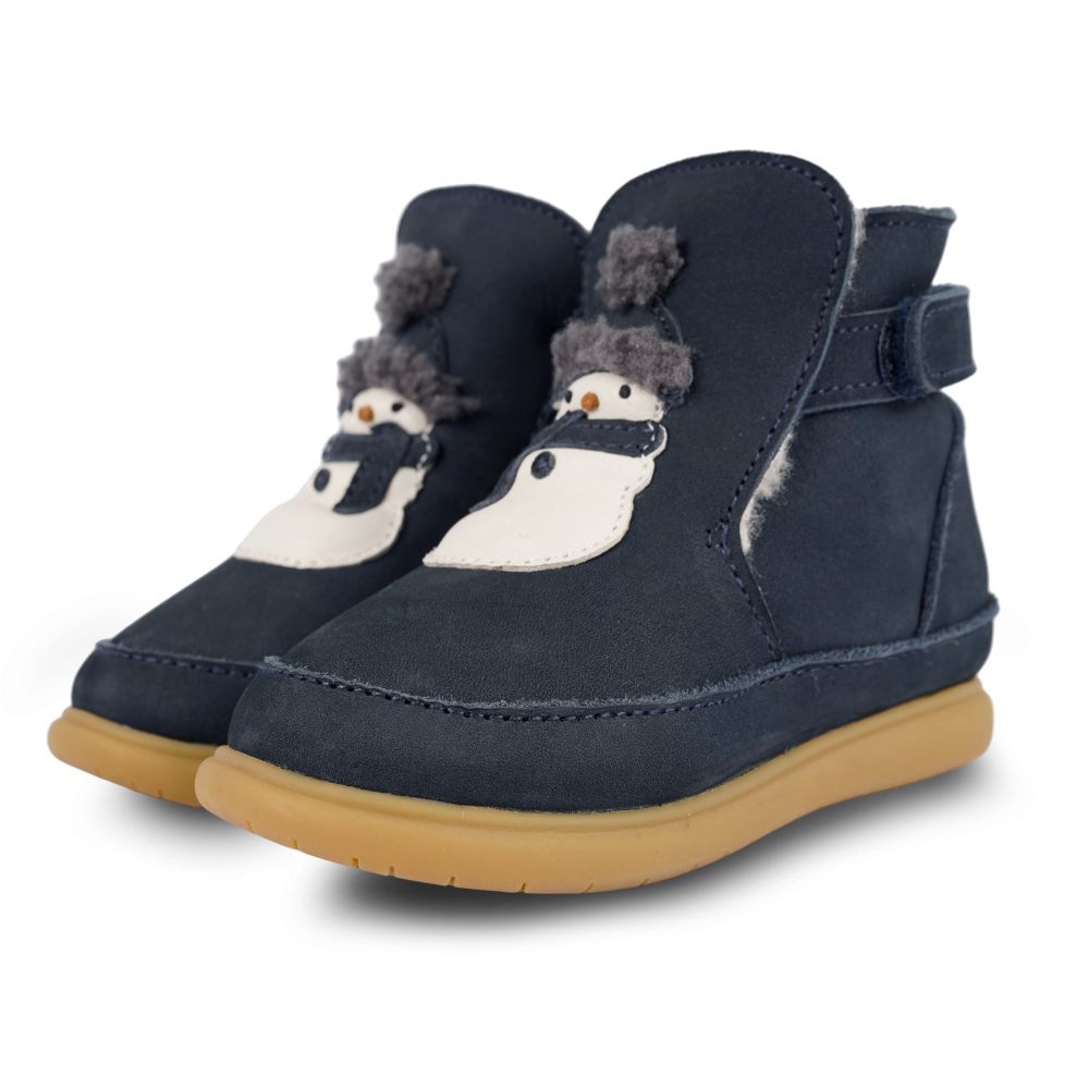 Abbus Shoes | Snowman | Navy Nubuck