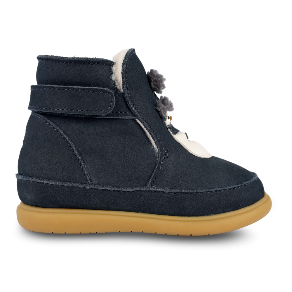 Abbus Shoes | Snowman | Navy Nubuck