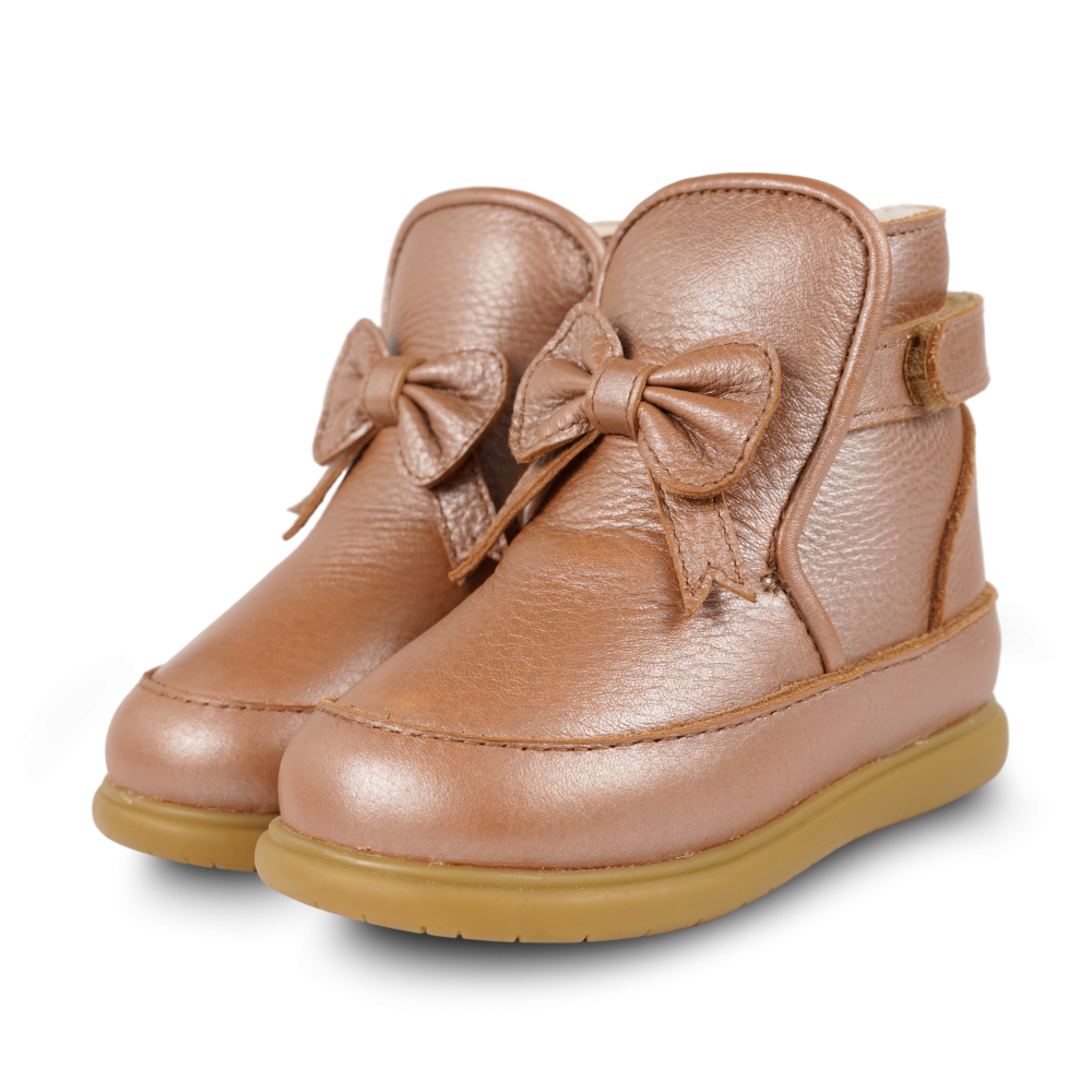 Cemilla Shoes | Clay Metallic Leather