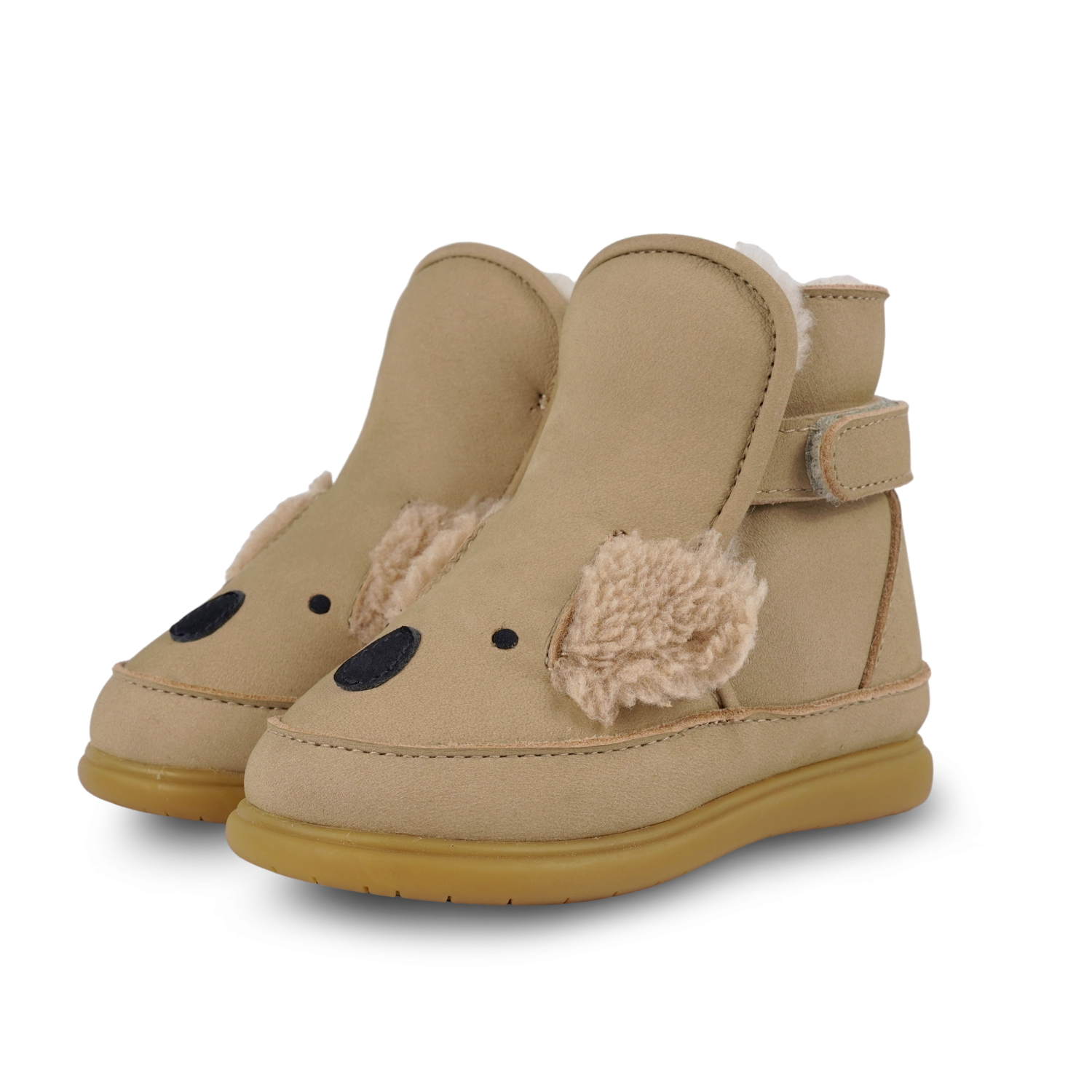 Dubu Exclusive Shoes | Fluffy Koala | Taupe Nubuck