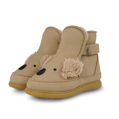 Dubu Exclusive Shoes | Fluffy Koala | Taupe Nubuck