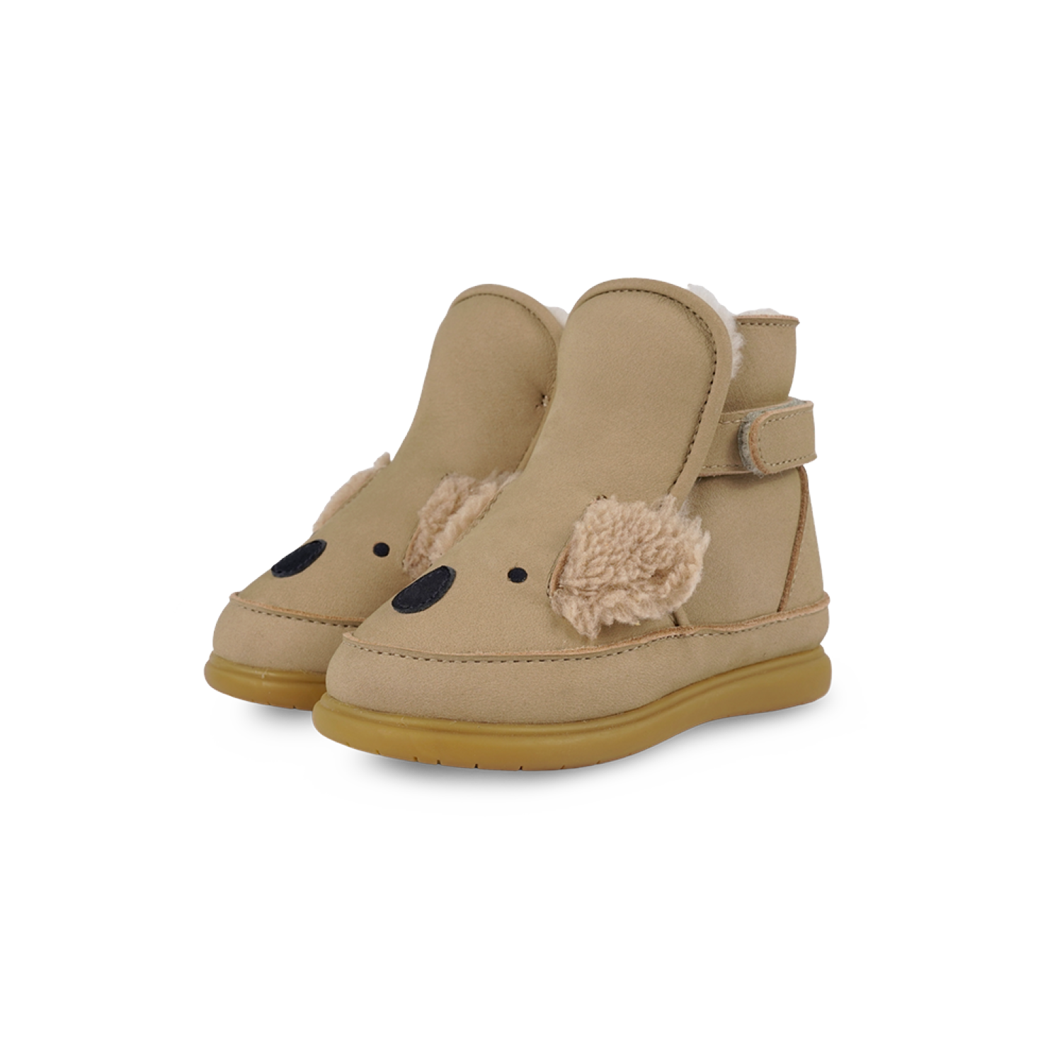 Dubu Exclusive Shoes | Fluffy Koala | Taupe Nubuck