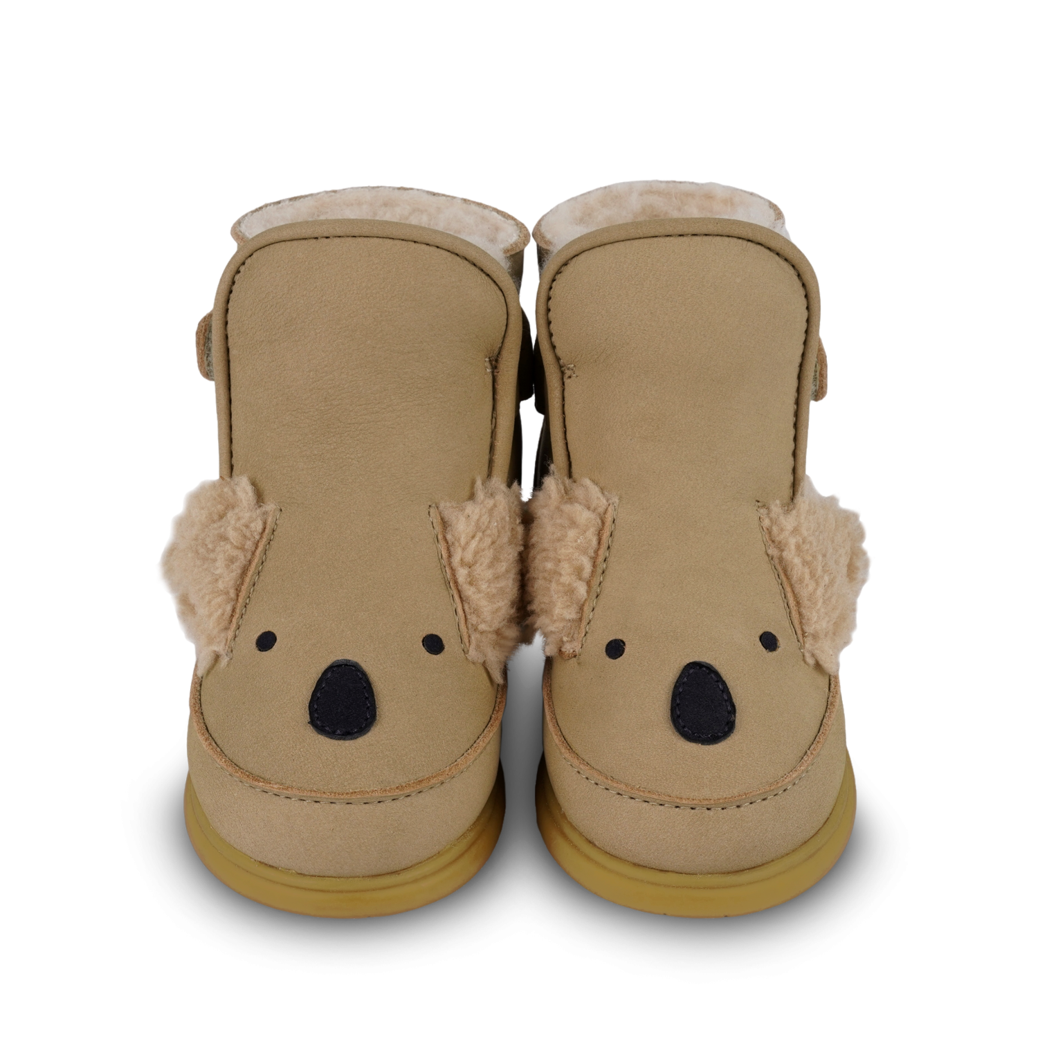 Dubu Exclusive Shoes | Fluffy Koala | Taupe Nubuck